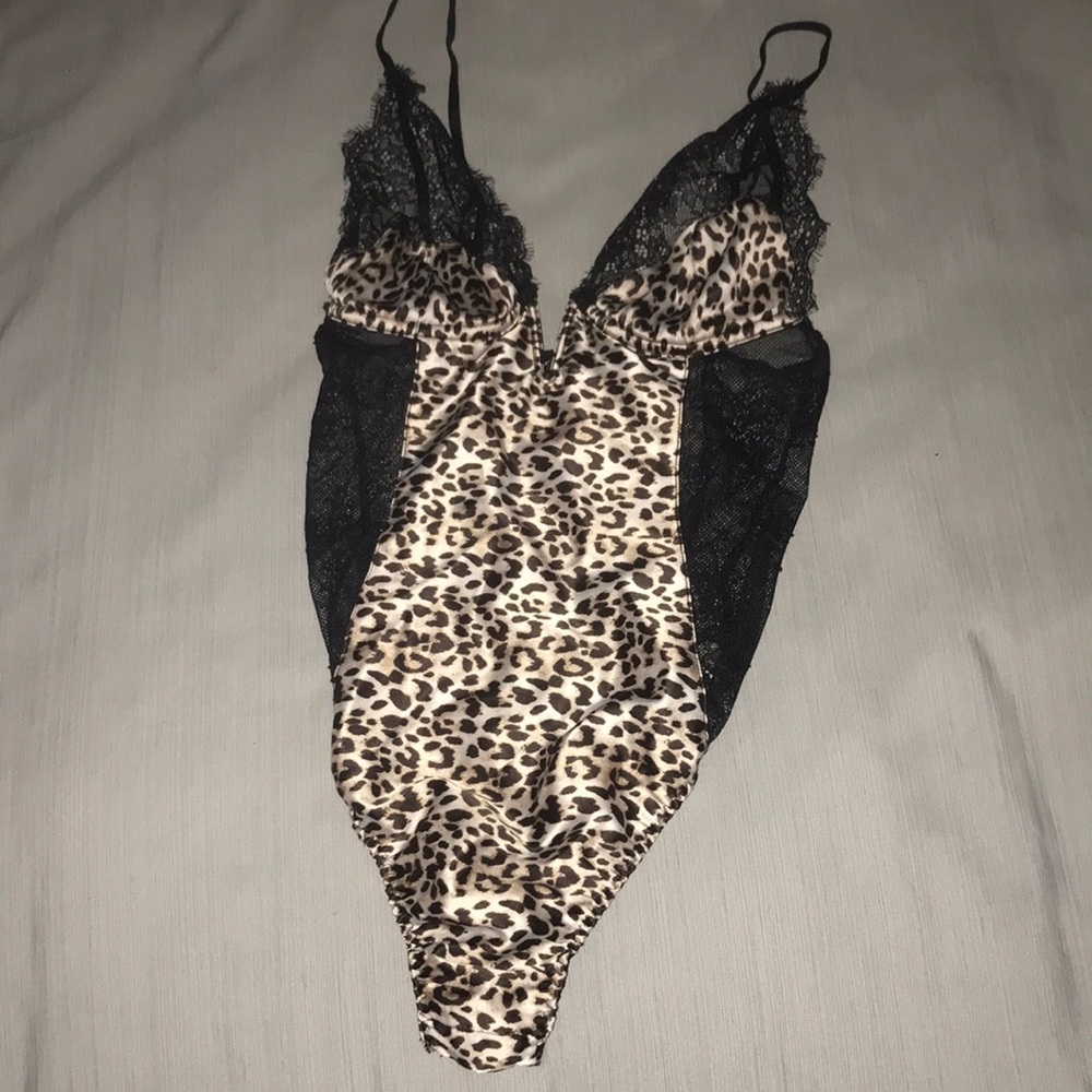 Victoria Secret leopard onesie